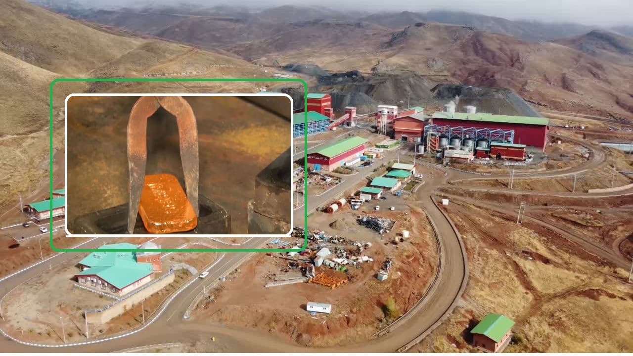 بالاترین رکورد تولید طلای کشور در تکاب