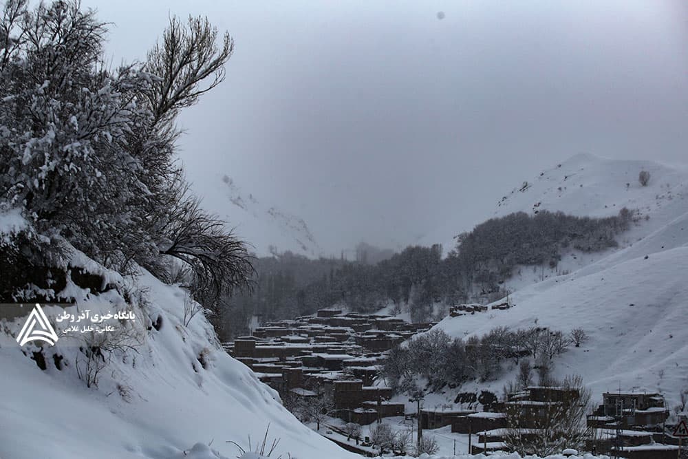 طبیعت برفی مرند 