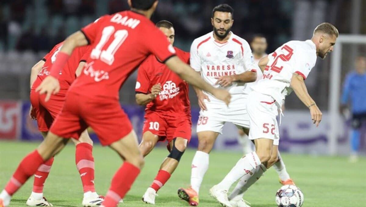 جشنواره گل در دقایق پایانی بین نساجی و تراکتور!