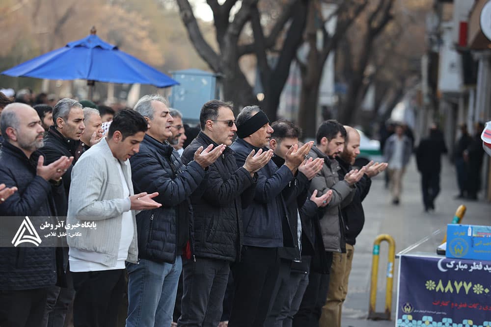 نماز عید فطر در تبریز 