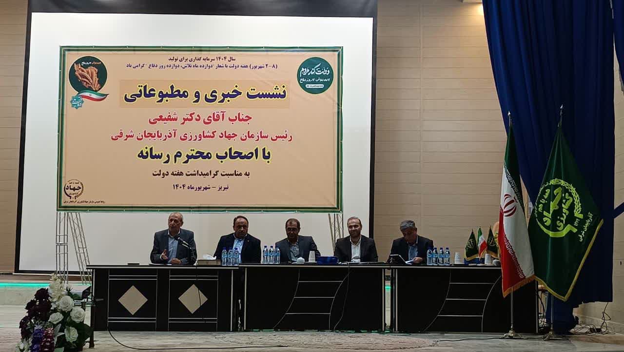 بهره برداری از 60 پروژه کشاورزی آذربایجان شرقی به مناسبت هفته دولت