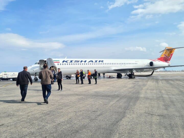 پرواز کیش از فرودگاه بین‌المللی ارومیه آغاز شد