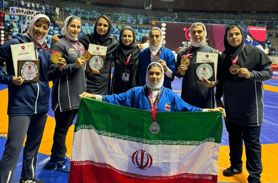 قضاوت بانوی داور زنجانی در مسابقات قهرمانی آسیا