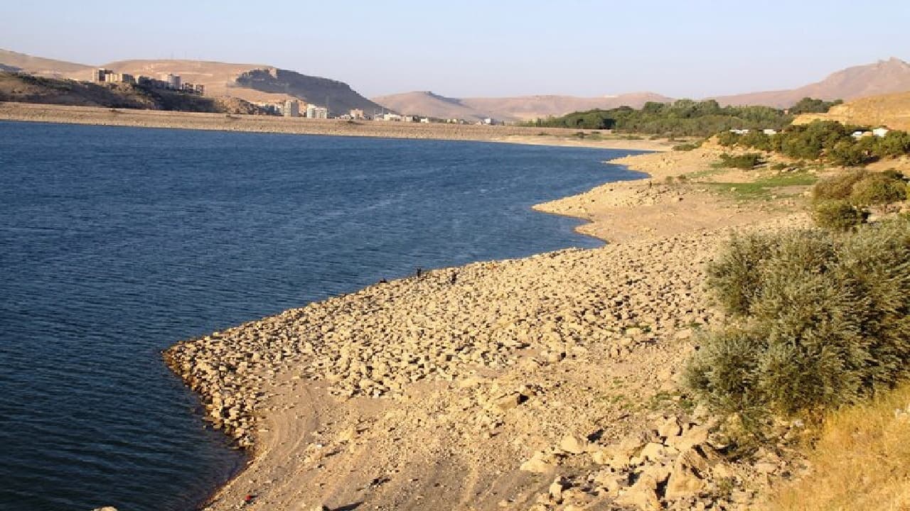 کاهش حجم آب سد مهاباد رکورد ۵۰ ساله را شکست